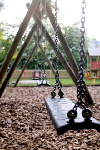 Swings including two for smaller children