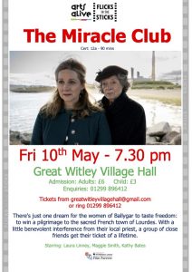FILM NIGHT - The Miracle Club @ Great Witley Village Hall