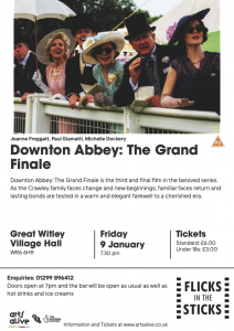 FILM NIGHT - Downton Abbey:  The Grand Finale @ Great Witley Village Hall