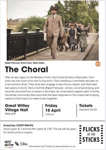 FILM NIGHT - THE CHORAL @ Great Witley Village Hall